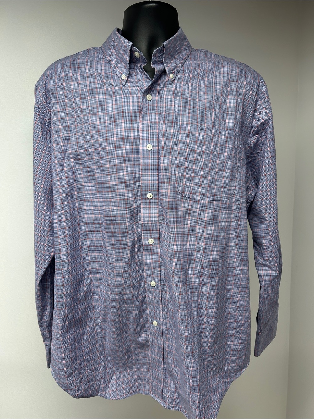 Lauren Ralph Lauren Classic Fit Non-Iron Plaid Shirt 17 34/35